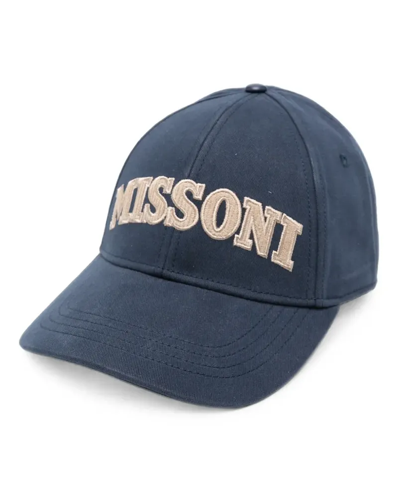 Missoni logo-embroidered baseball cap - Blau Blau