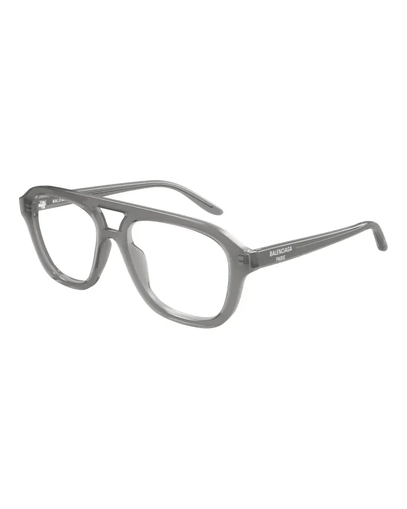 Balenciaga Klassische Pilotenbrille - Grau Grau