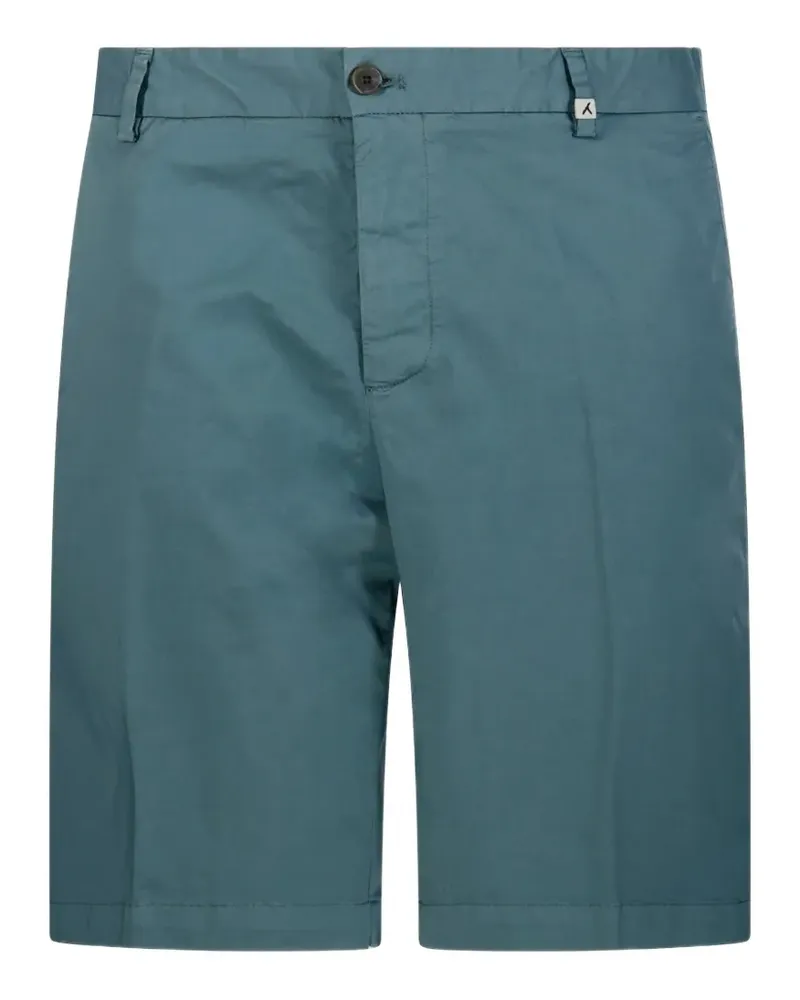 MYTHS straight-leg belt-loop shorts - Grün Grün