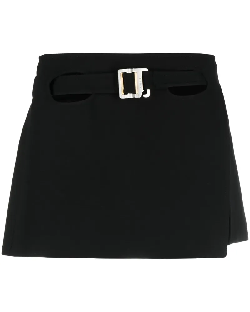 Dion Lee Minirock mit Schnallenverschluss - Schwarz Schwarz