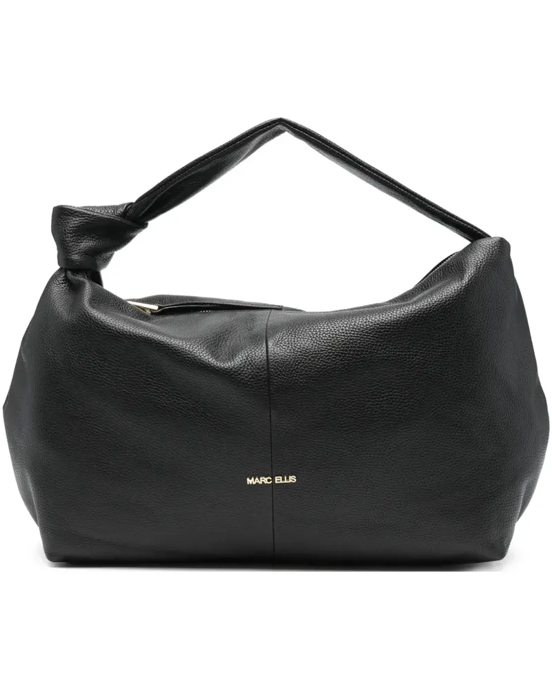 MARC ELLIS Angie leather tote bag - Schwarz Schwarz
