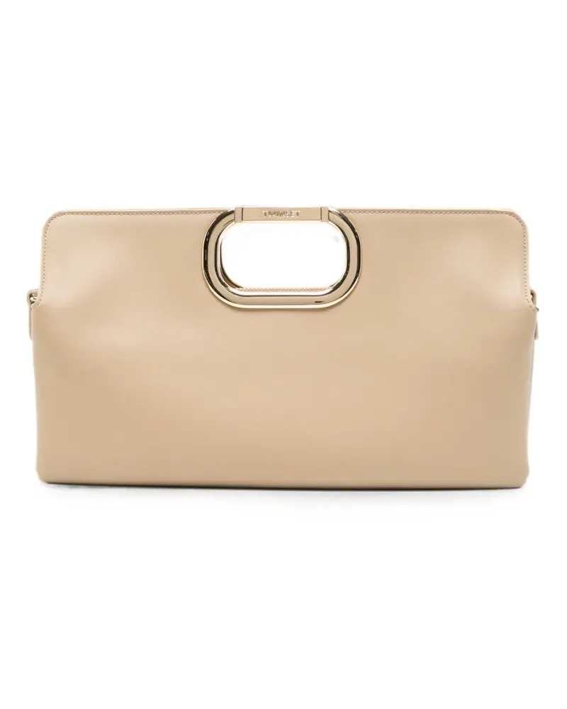 Twin-Set cut-out handle tote bag - Nude Nude