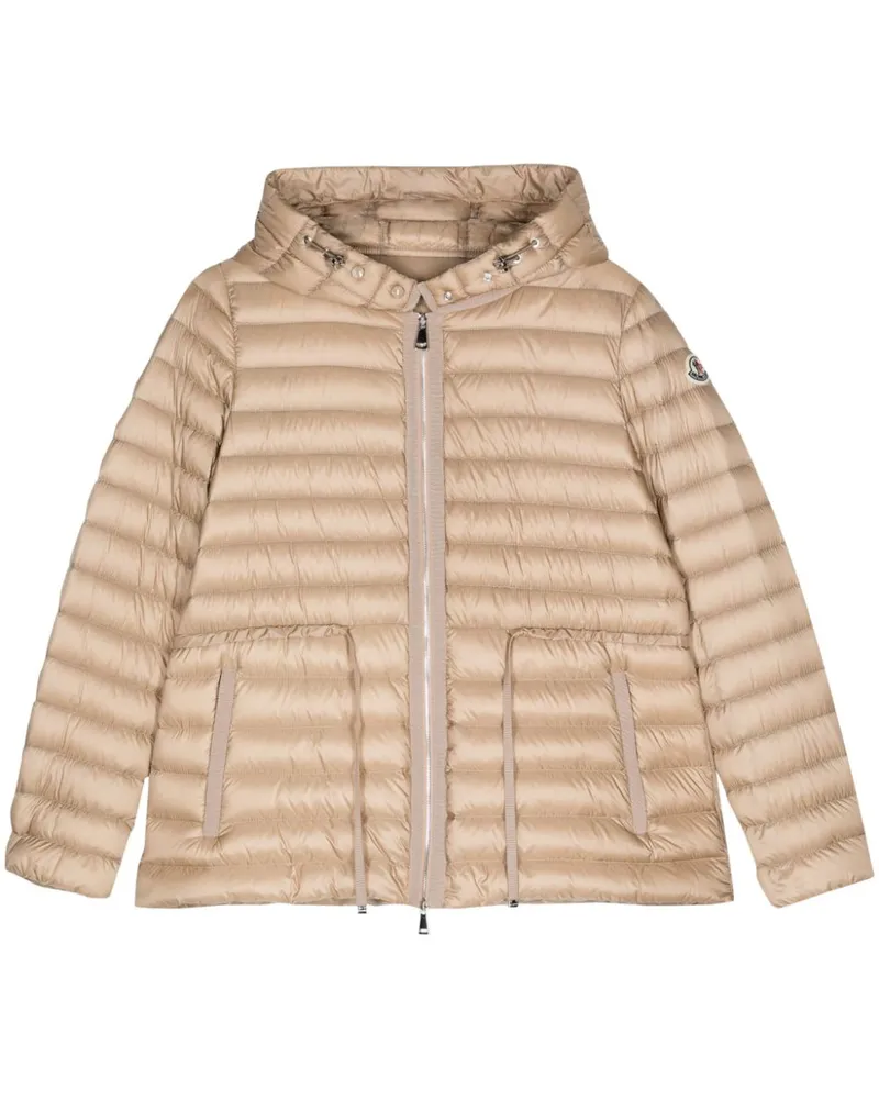 Moncler Wattierte Raie Kapuzenjacke - Nude Nude