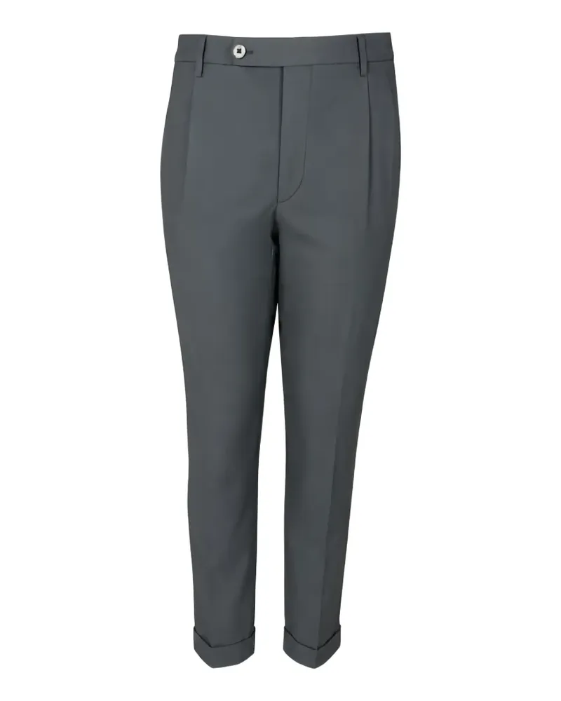 GTA pleated turn-up trousers - Grau Grau