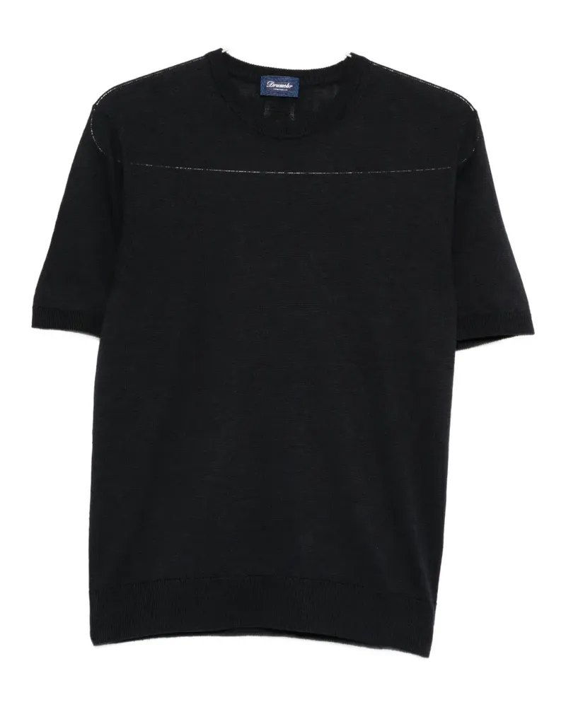 Drumohr  short-sleeve T-shirt - Schwarz Schwarz