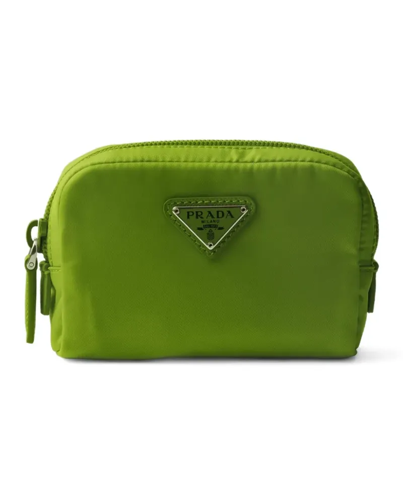 Prada Re-Nylon Kosmetiktasche mit Reißverschluss - Grün Grün