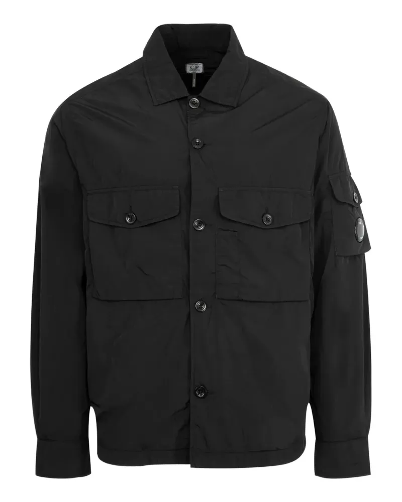 C.P. Company Lens-pocket shirt jacket - Schwarz Schwarz
