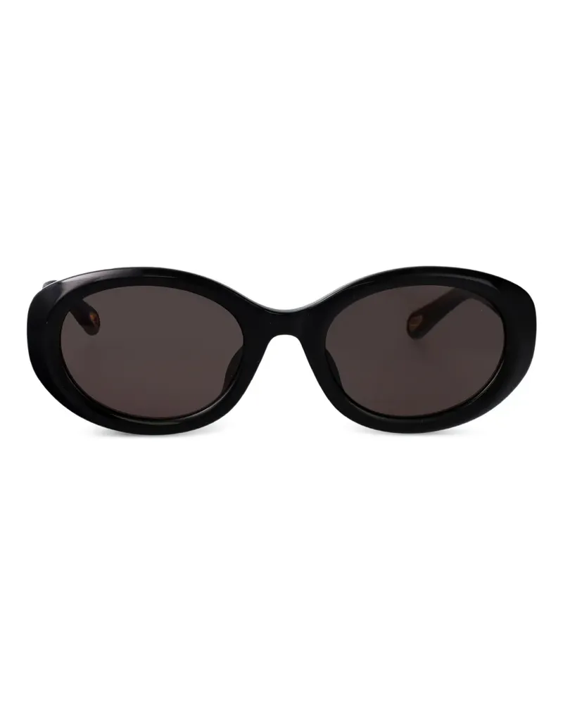 Chloé Marcie oval sunglasses - Schwarz Schwarz
