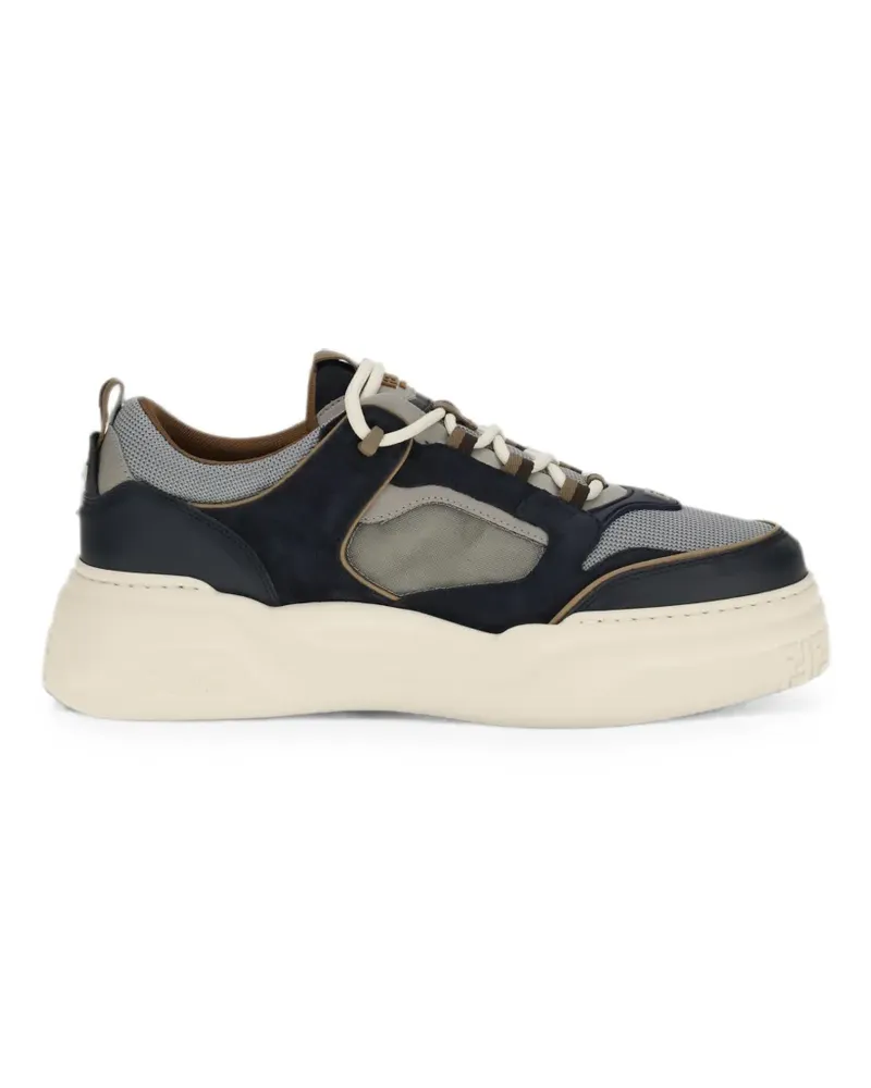 Fendi Force panelled sneakers - Blau Blau