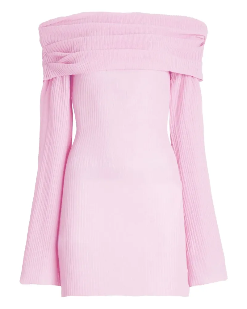SER.O.YA Schulterfreies Galli Kleid - Rosa Rosa