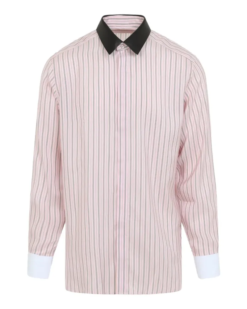 Tom Ford Hemd mit Längsstreifen - Rosa Rosa