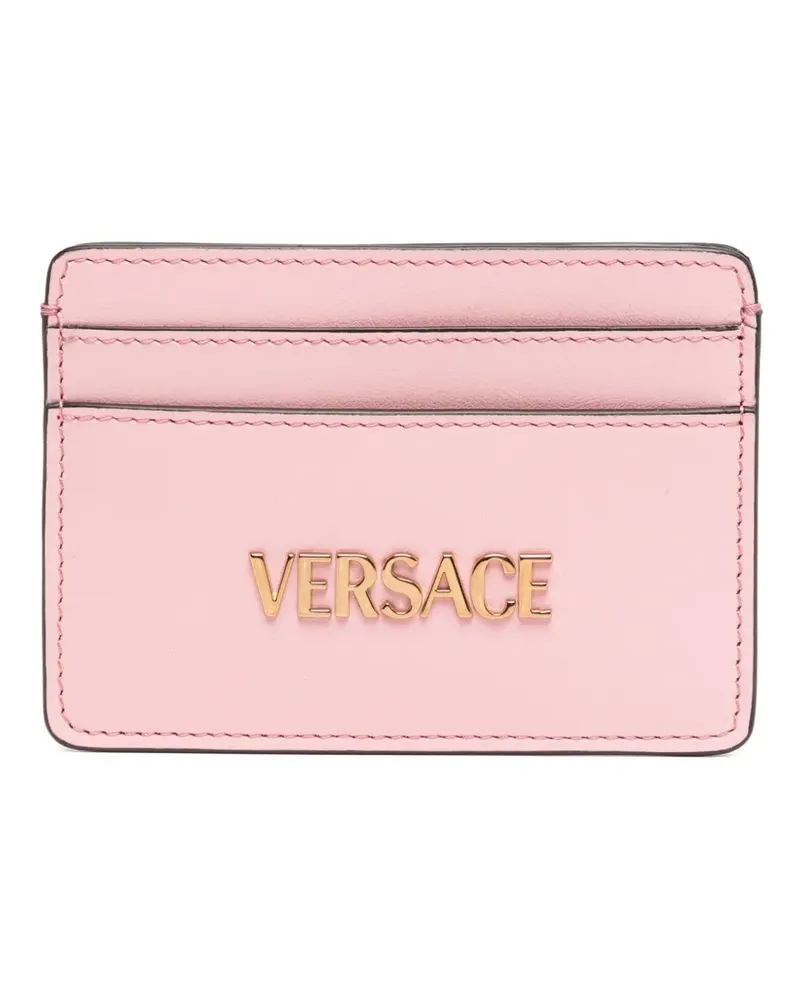 Versace Kartenetui mit Logo-Detail - Rosa Rosa