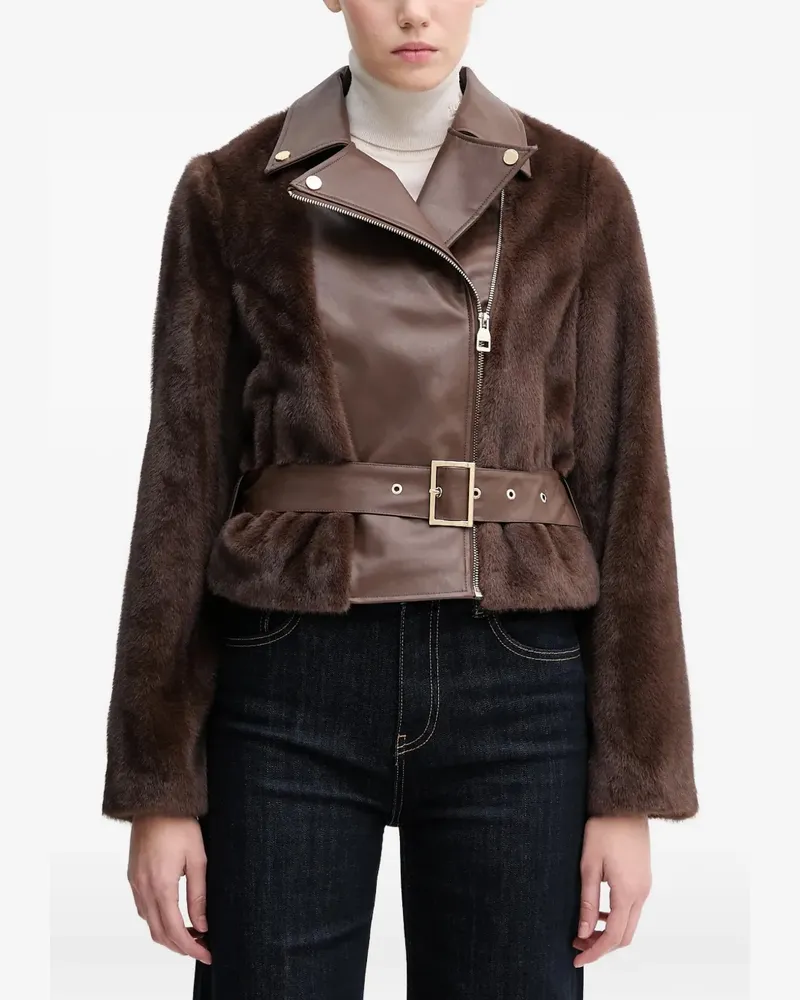 Gaudi Jacke mit Gürtel - Braun Braun