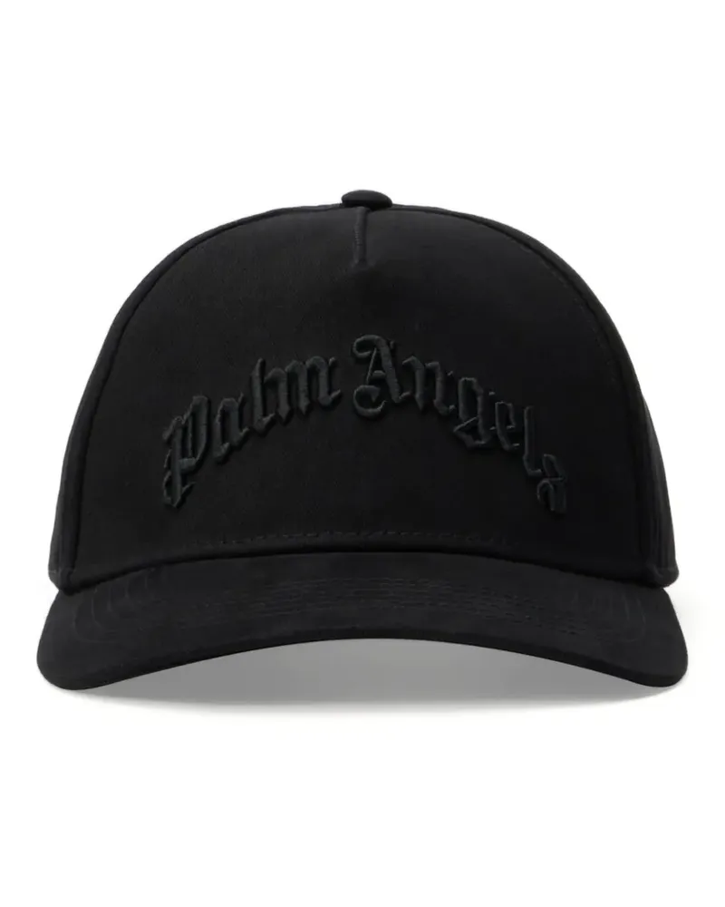 Palm Angels Baseballkappe mit Logo-Stickerei - Schwarz Schwarz