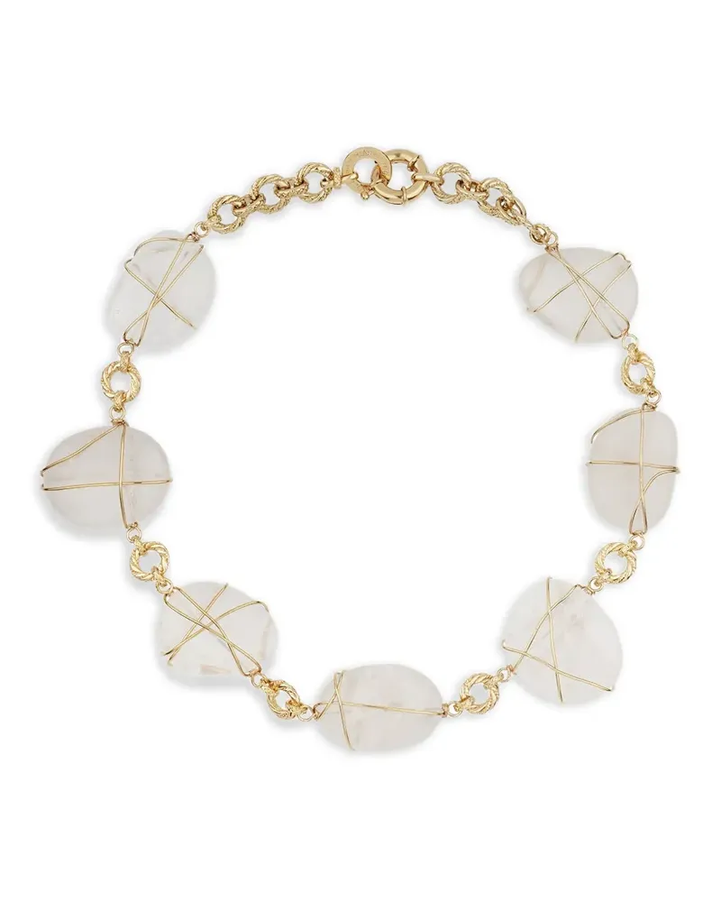 Gas Bijoux Rainbow Halskette mit Schmuckstein - Gold Gold