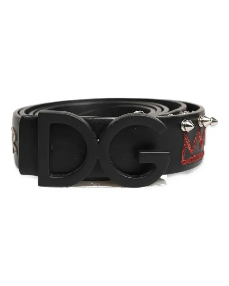 Dolce & Gabbana Prince Forever Gürtel - Schwarz Schwarz