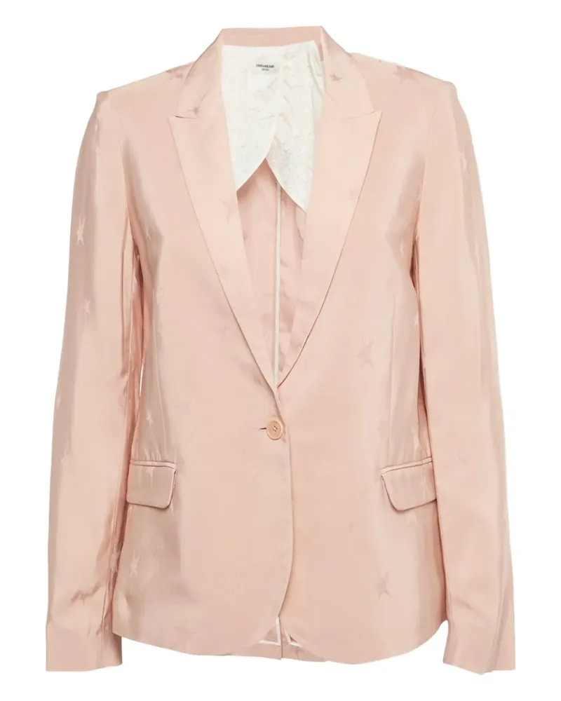 Zadig & Voltaire star-pattern blazer - Rosa Rosa