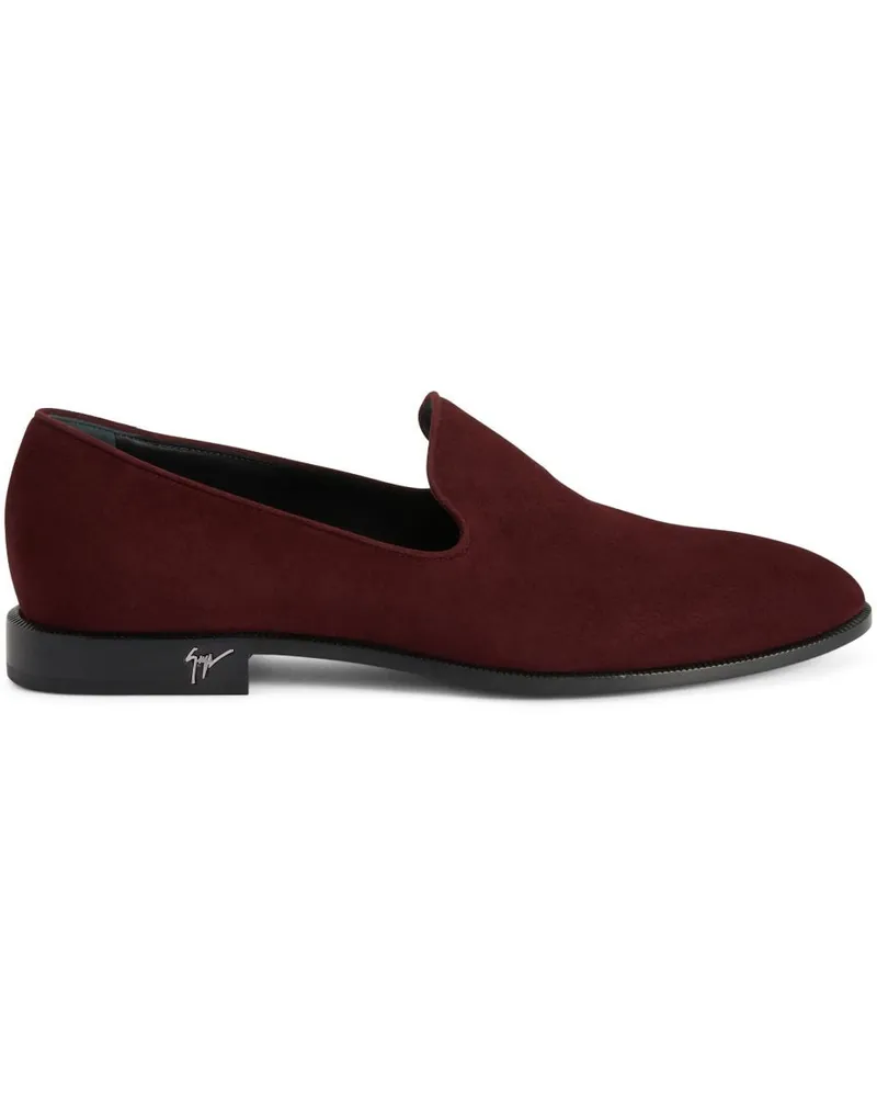 Giuseppe Zanotti Gatien Loafer aus Wildleder - Rot Rot