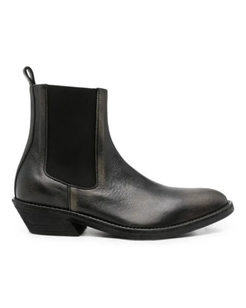 Ann Demeulemeester Caru faded-effect chelsea boots - Schwarz Schwarz