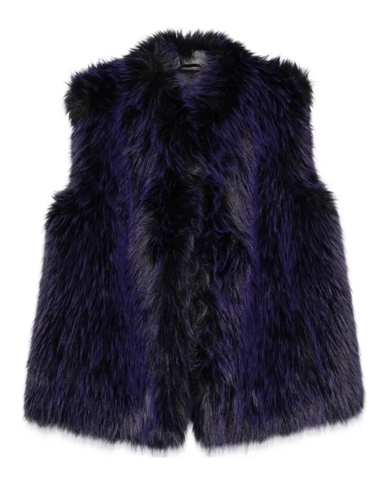 Patrizia Pepe fluffy gilet - Violett Violett
