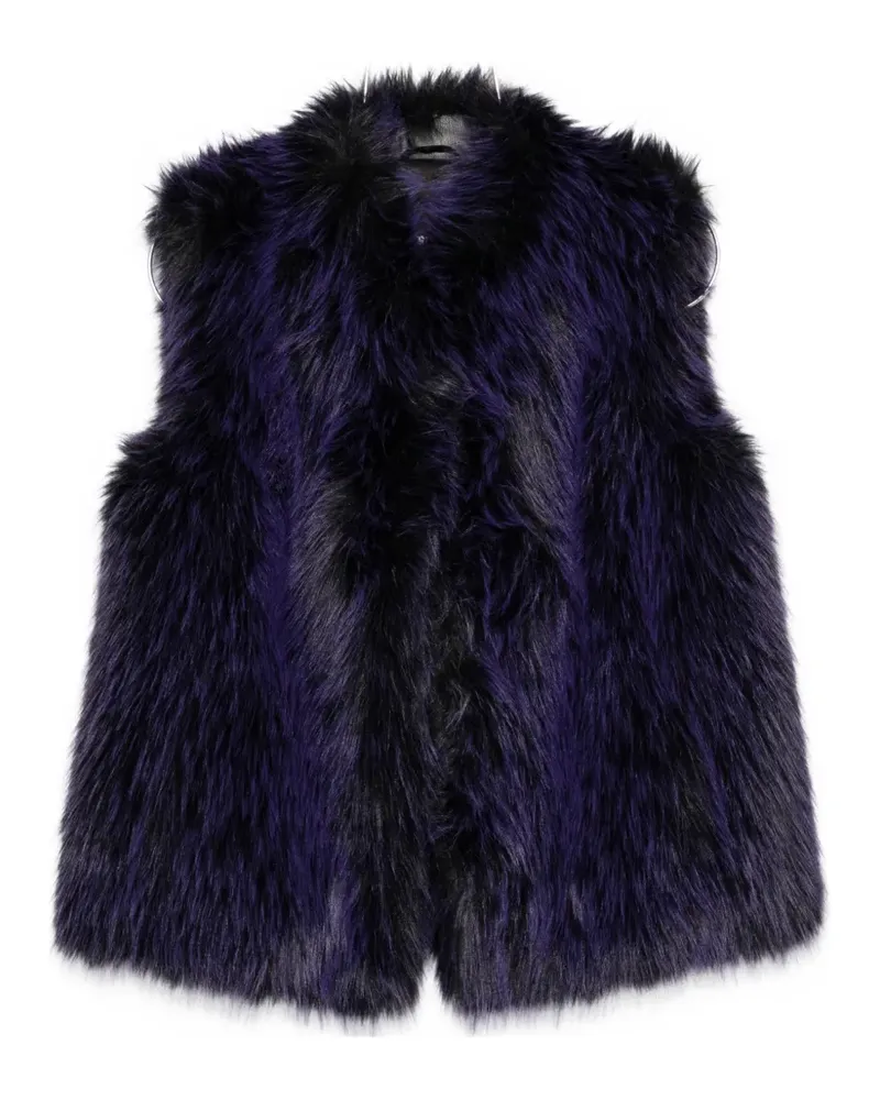Patrizia Pepe fluffy gilet - Violett Violett