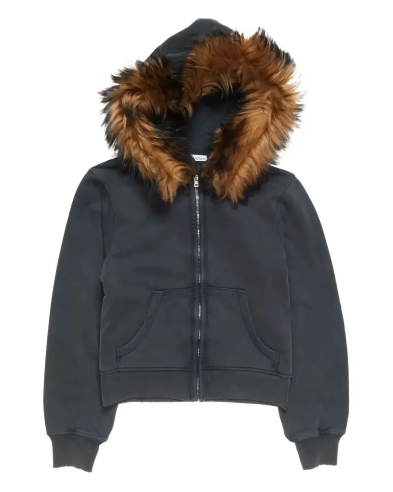 Acne Studios zip-closure hoodie - Grau Grau