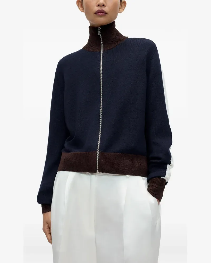 CORDERA Cardigan mit Reißverschluss - Blau Blau