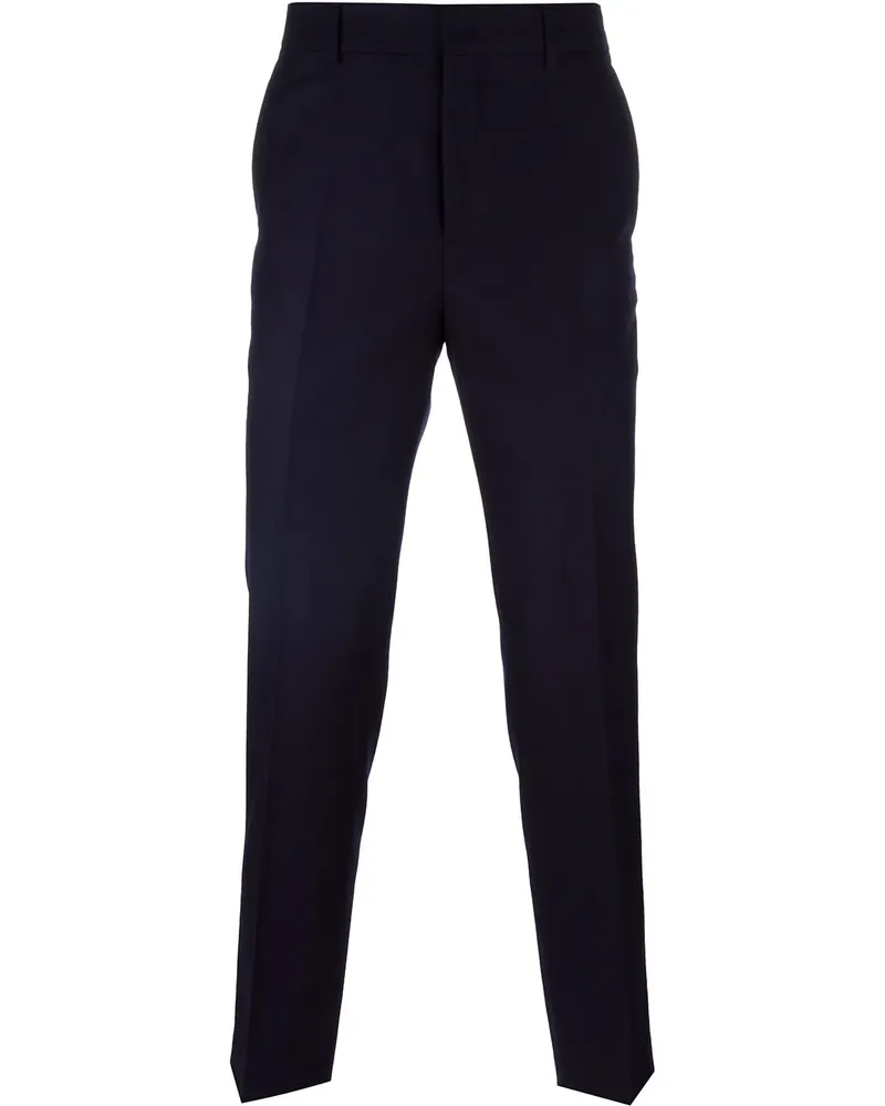 Harmony Schmale Wollhose - Blau Blau
