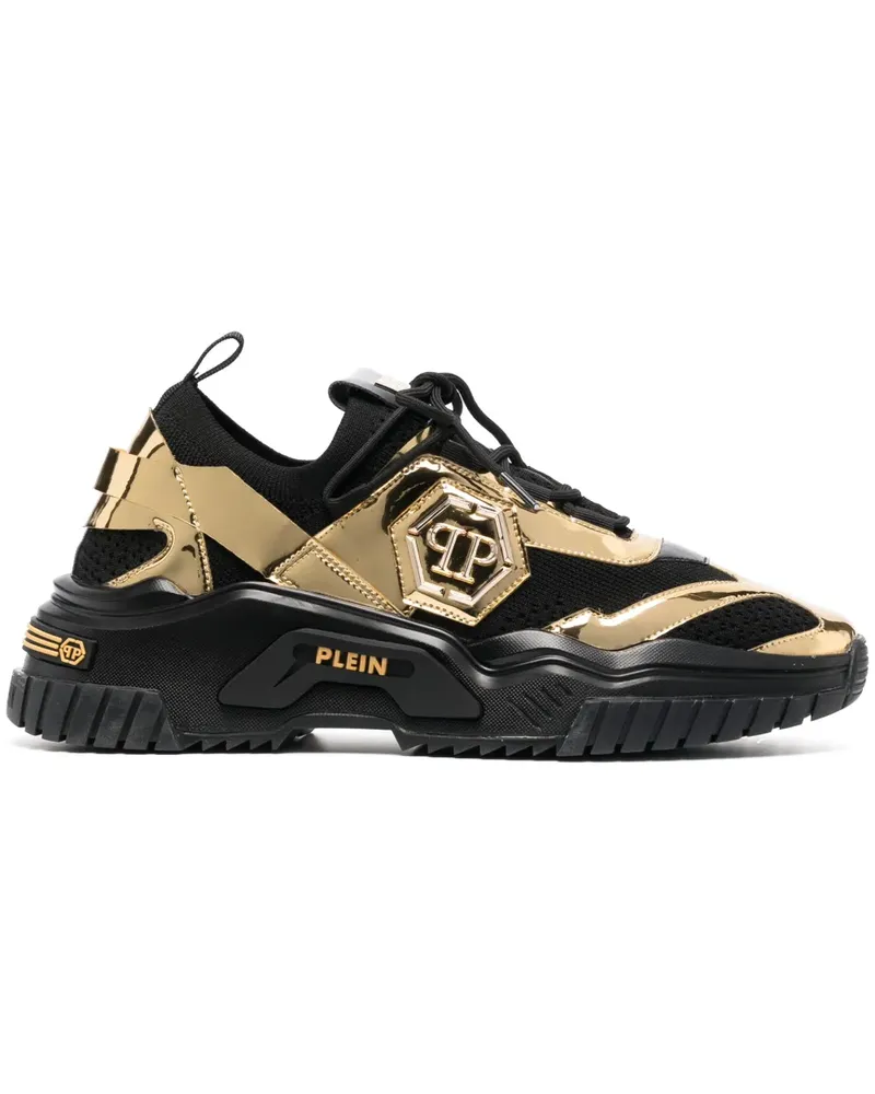 Philipp Plein Runner Hexagon Sneakers - Schwarz Schwarz