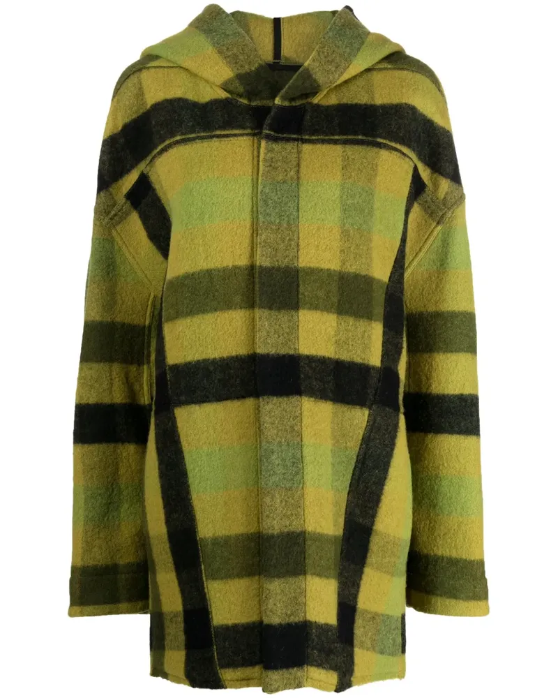 Rick Owens Karierte Jacke - Grün Grün