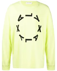 1017 ALYX 9SM Langarmshirt mit Logo-Print Gelb