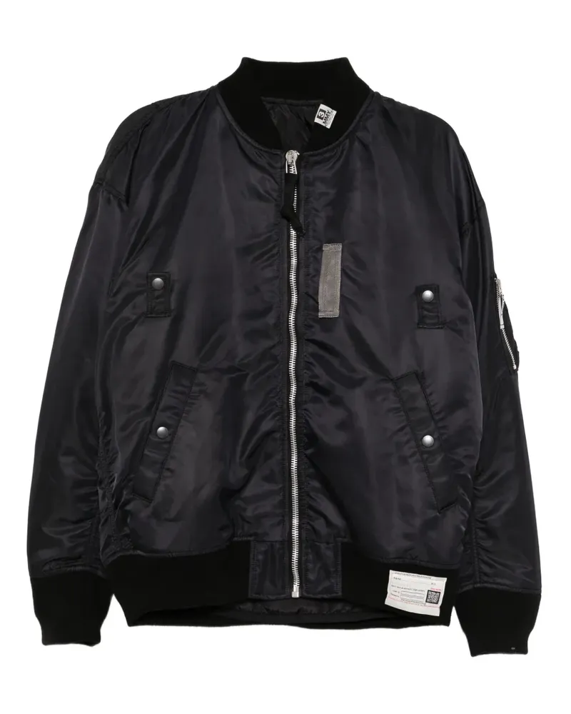 MIHARAYASUHIRO Bomberjacke mit Logo-Patch - Grau Grau