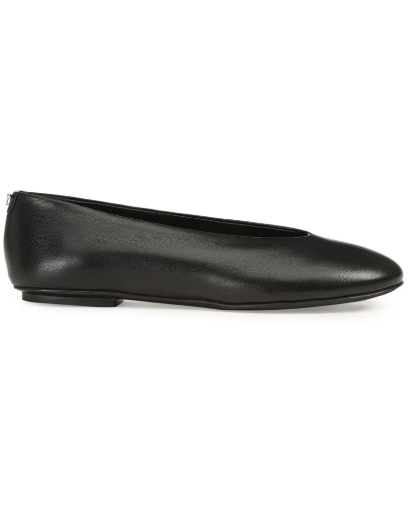 Sergio Rossi Arc Ballerinas - Schwarz Schwarz
