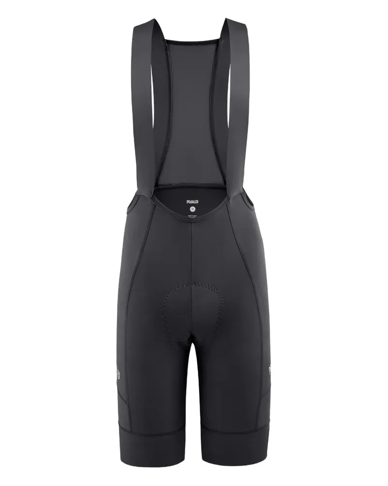 PEdALED Radlerhose mit Latz - Schwarz Schwarz