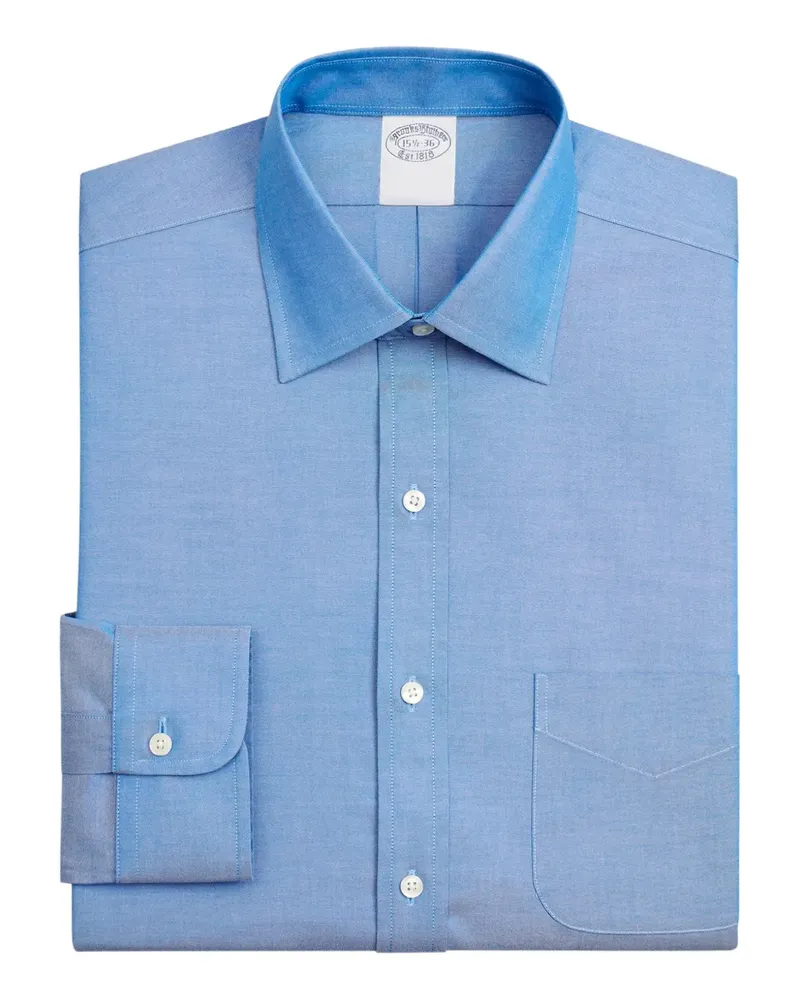 Brooks Brothers ainsley-collar shirt - Blau Blau