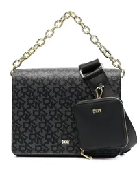 DKNY Handtasche mit Monogramm-Print Schwarz