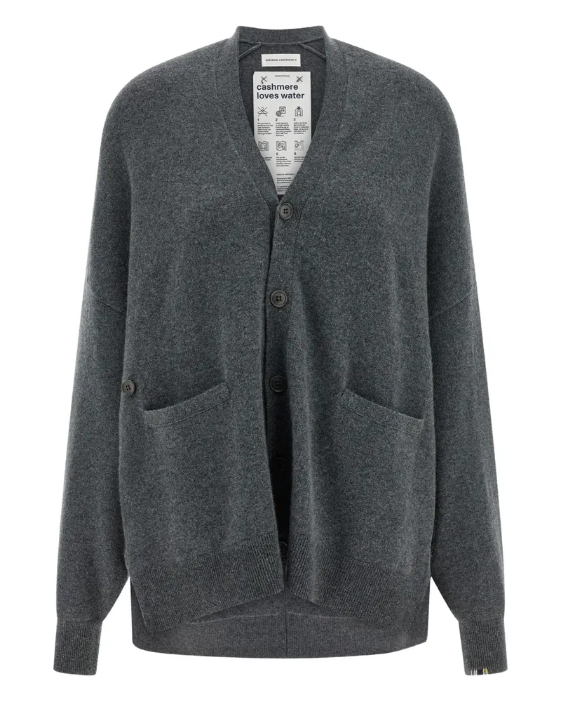 extreme cashmere n°24 Tokio Cardigan - Grau Grau