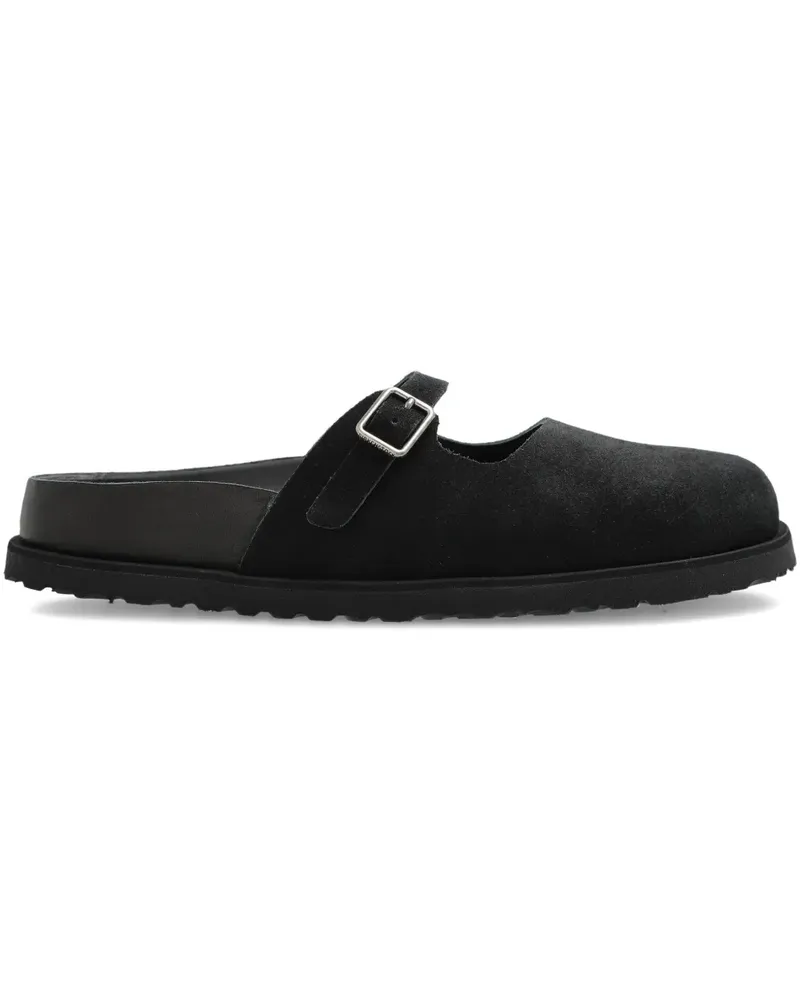 Birkenstock x Become Berlin Maria suede mules - Schwarz Schwarz