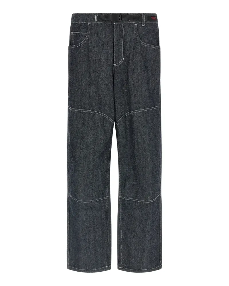 GRAMICCI Jeans mit doppeltem Gürtel - Blau Blau