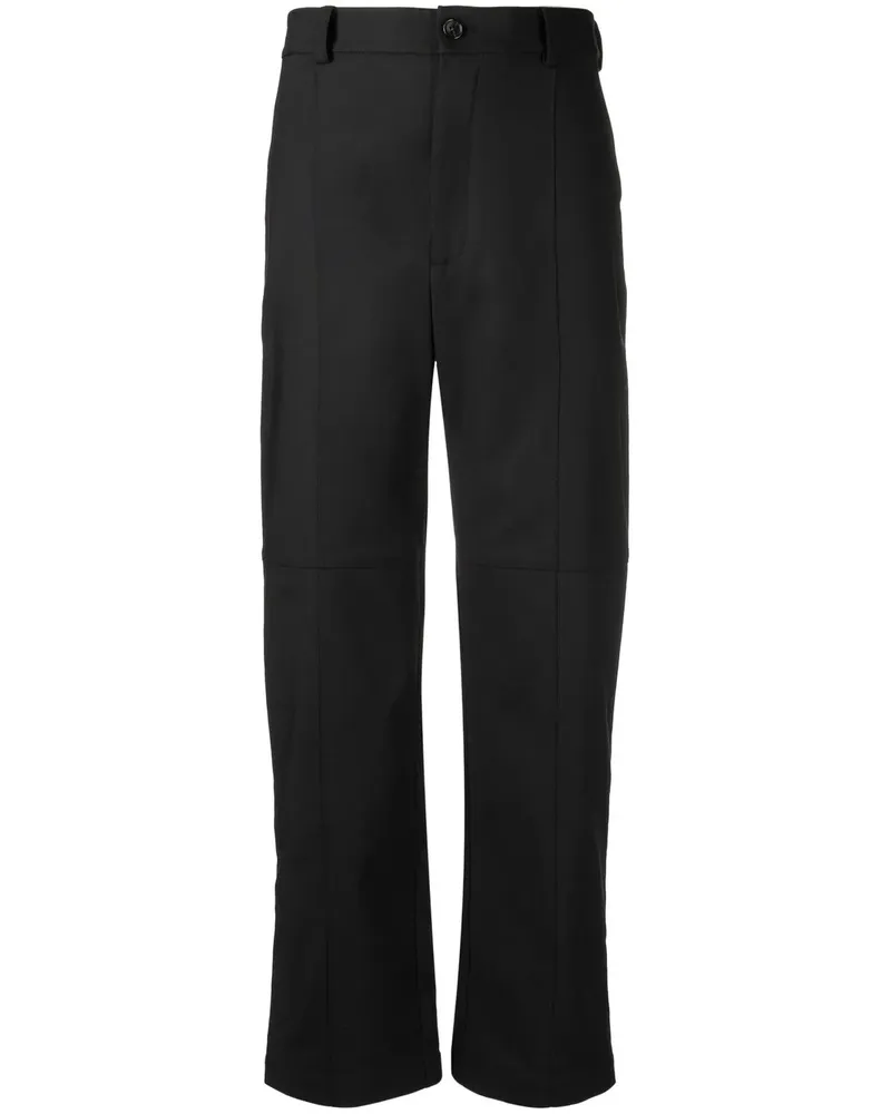 onefifteen x Anowhereman Straight-Leg-Hose - Schwarz Schwarz