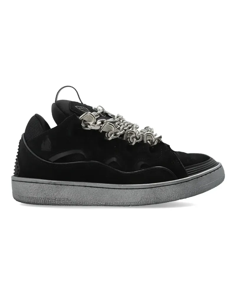 Lanvin Curb Sneakers mit Kettendetail - Schwarz Schwarz