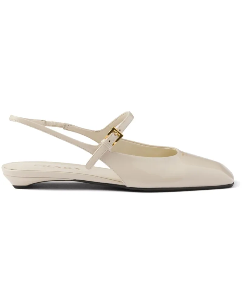 Prada Ballerinas mit Slingback-Riemen - Nude Nude