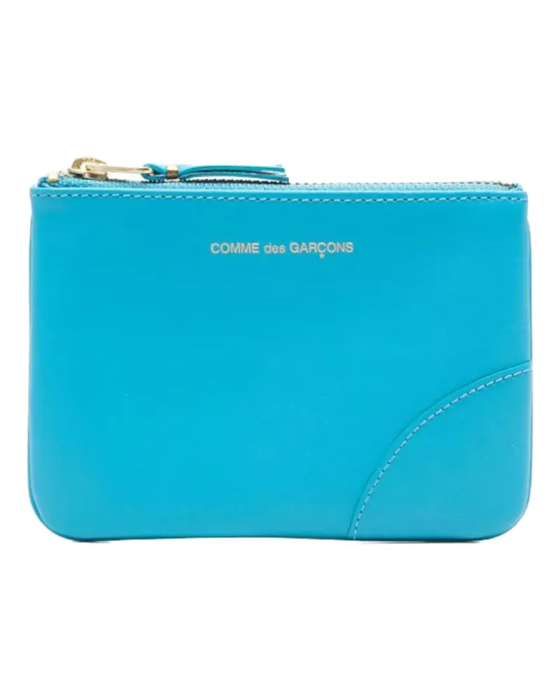 Comme des Garçons zip stitched wallet - Blau Blau