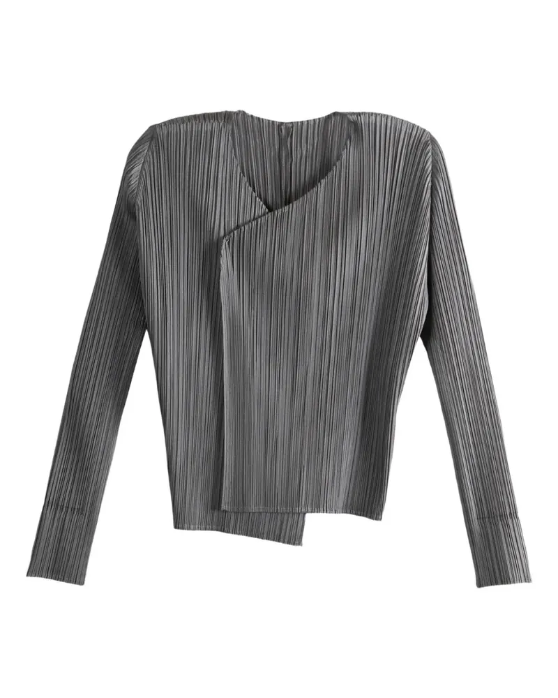 Issey Miyake pleated jacket - Grau Grau