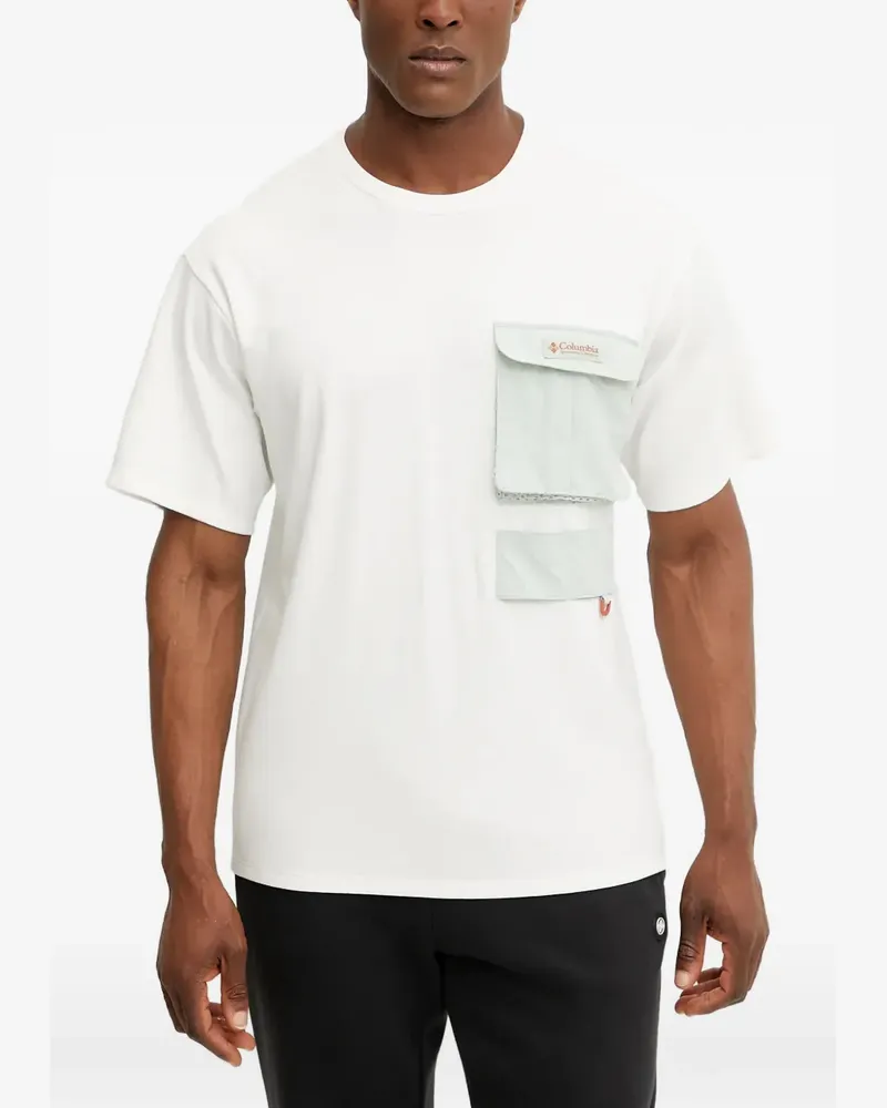 Columbia Sportswear Company T-Shirt mit Tasche - Weiß Weiß