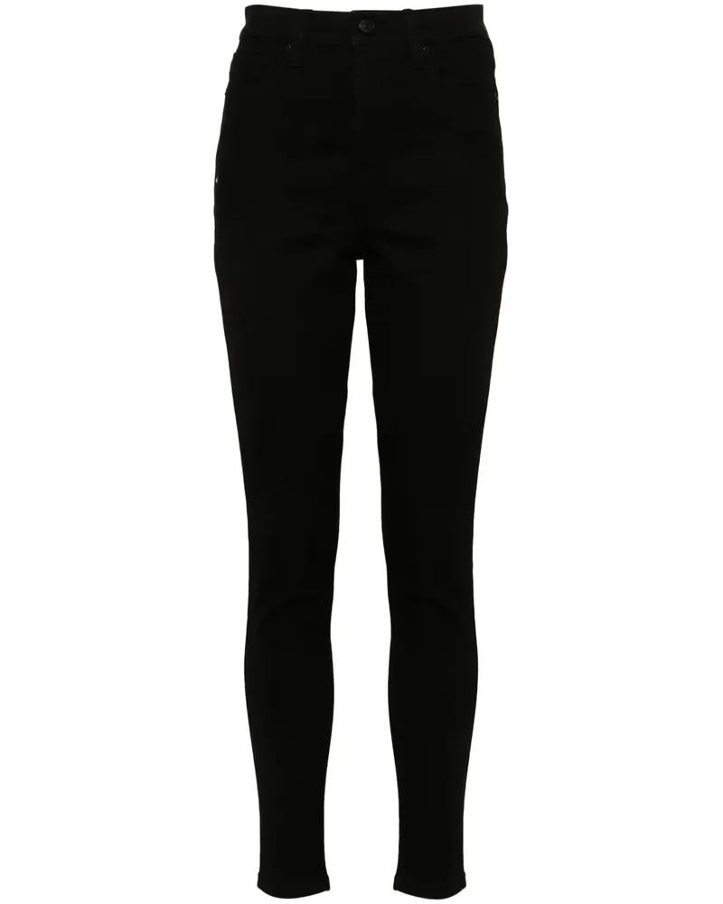 DKNY Jeans mit Logo-Patch - Schwarz Schwarz