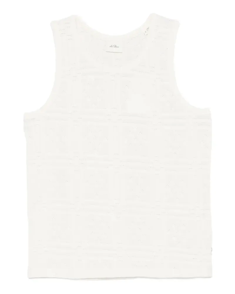 LES DEUX Tanktop aus Pointelle - Nude Nude