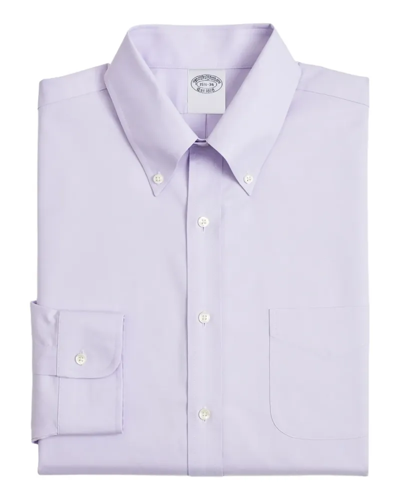 Brooks Brothers button-down collar shirt - Violett Violett