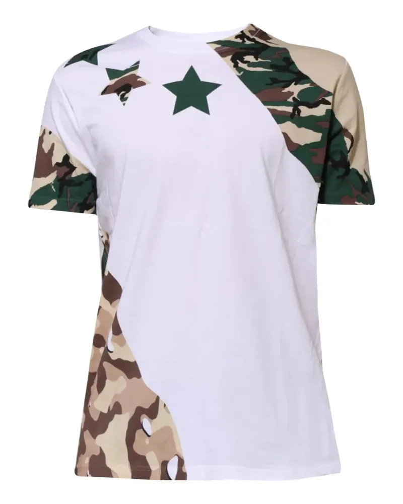 Dolce & Gabbana T-Shirt mit Camouflage-Print - Weiß Weiß