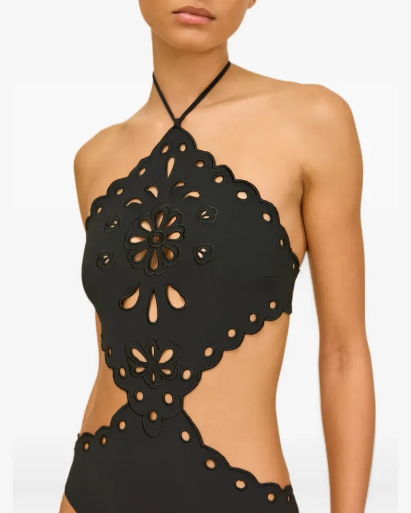 Cult Gaia Laidie Badeanzug mit Cut-Out - Schwarz Schwarz